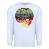 White retro merry christmas Premium Sweatshirt - Bettercallsaul
