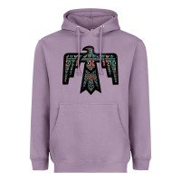 Lavender Black Aztec Thunderbird Heavyweight Hoodie - Bettercallsaul