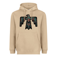 Mushroom Black Aztec Thunderbird Heavyweight Hoodie - Bettercallsaul
