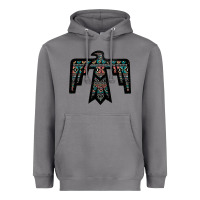 Storm Black Aztec Thunderbird Heavyweight Hoodie - Bettercallsaul