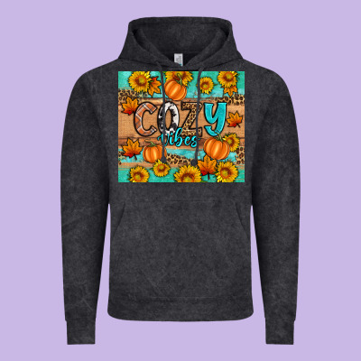 Cozy Vibes Vintage Hoodie Designed By Artiststas