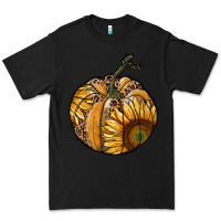 Black sunflower pumpkin Premium Tee - RanaPortraitStore