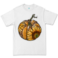 White sunflower pumpkin Premium Tee - RanaPortraitStore