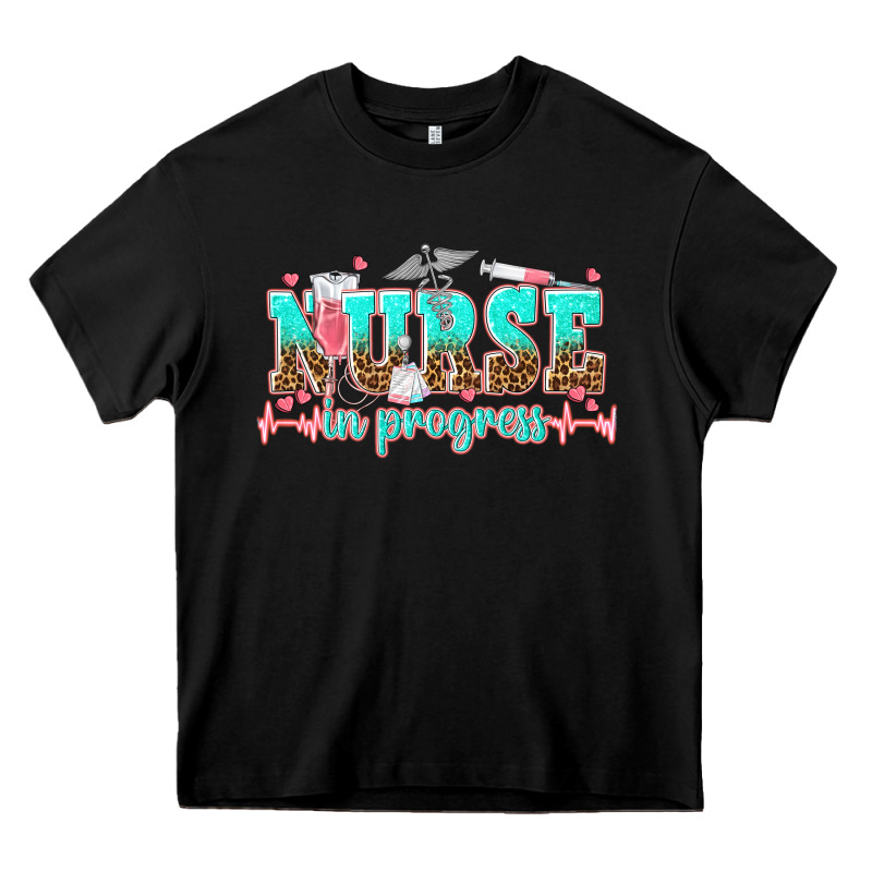 Nurse In Progress Tbw Heavy Core Tee by texasbilliewilder | Teevron
