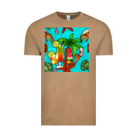 Vintage Coffee summer drinks and ice cream Vintage Tee - BundleAndBundleShop