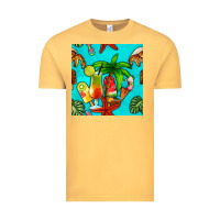 Vintage Mustard summer drinks and ice cream Vintage Tee - BundleAndBundleShop
