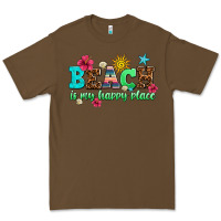 Cacao beach is my happy place Premium Tee - AdoDesignShop