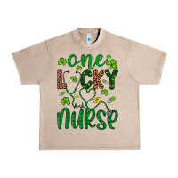 French Oak Leopard Glitter One Lucky Nurse Urban Heavy Tee - Artiststas