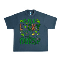 Midnight Navy Leopard Glitter One Lucky Nurse Urban Heavy Tee - Artiststas