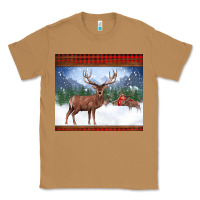 Toasted Coconut christmas reindeer red barn country farm christmas Classic Tee - BarkalooDesign