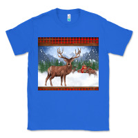 True Royal christmas reindeer red barn country farm christmas Classic Tee - BarkalooDesign