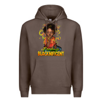 Coffee feeling blacknificent Premium Hoodie - NancyCooperArtShop