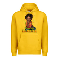 Lemon feeling blacknificent Premium Hoodie - NancyCooperArtShop