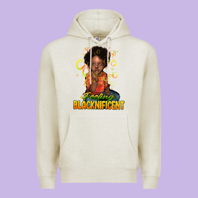 Feeling Blacknificent Premium Hoodie Designed By Nancycooperartshop