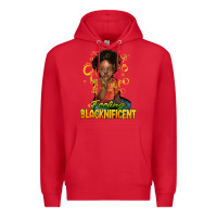 Red feeling blacknificent Premium Hoodie - NancyCooperArtShop