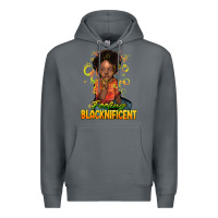 Rock feeling blacknificent Premium Hoodie - NancyCooperArtShop