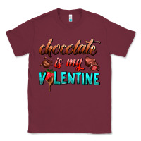 Burgundy chocolate is my valentine Classic Tee - AdoDesignShop
