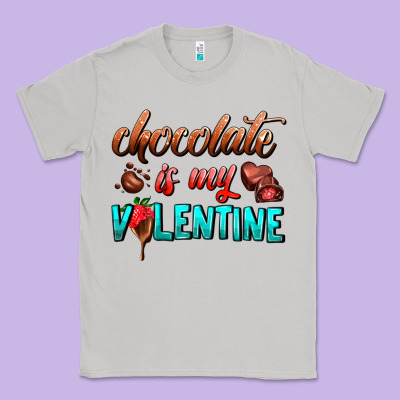Chocolate Is My Valentine Classic Tee Designed By Adodesignshop