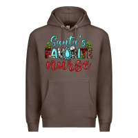 Coffee santa s favorite nurse Premium Hoodie - JahusDesignShop