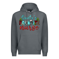 Rock santa s favorite nurse Premium Hoodie - JahusDesignShop