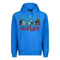 True Royal santa s favorite nurse Premium Hoodie - JahusDesignShop
