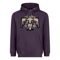 Plum Western Light Aztec Thunderbird Heavyweight Hoodie - Bettercallsaul