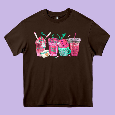 Nurse Fuel Coffee Cups Heavy Core Tee Designed By Texasbilliewilder