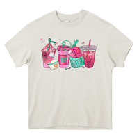 Cream nurse fuel coffee cups Heavy Core Tee - texasbilliewilder