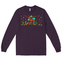 Plum thankful turkey Long Sleeve Tee - JahusDesignShop