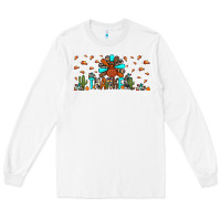 White thankful turkey Long Sleeve Tee - JahusDesignShop