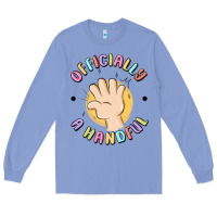 Colony Blue officially a handful Long Sleeve Tee - MaliasSmallBusiness