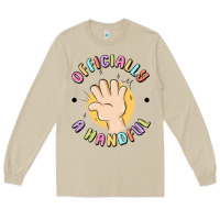 Mushroom officially a handful Long Sleeve Tee - MaliasSmallBusiness