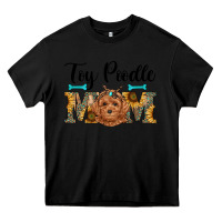 Black western toy poodle mom Heavy Core Tee - RanaPortraitStore