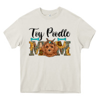 Cream western toy poodle mom Heavy Core Tee - RanaPortraitStore