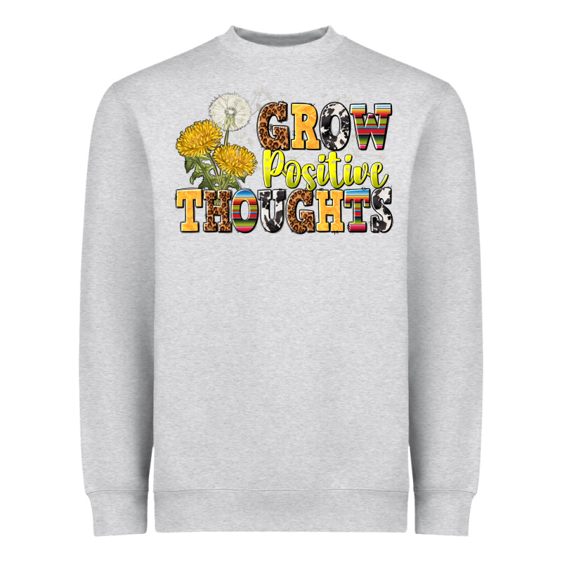 Grow Positive Thoughts Heavyweight Sweatshirt by NancyCooperArtShop | Teevron