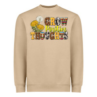 Mushroom grow positive thoughts Heavyweight Sweatshirt - NancyCooperArtShop