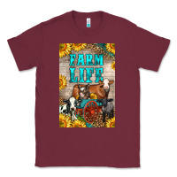 Burgundy Western Farm Life Classic Tee - LillyAllenDesigns