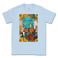 Dusty Blue Western Farm Life Classic Tee - LillyAllenDesigns