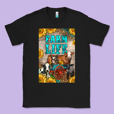 Western Farm Life Classic Tee Designed By Lillyallendesigns