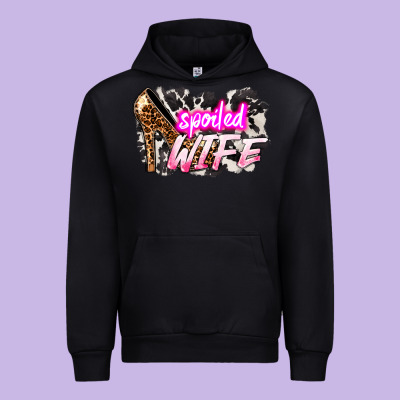 Spoiled Wife Mother's Day Urban Hoodie Designed By Howdyjamesfarm