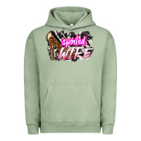 Pigment Oil Green Spoiled wife Mother's Day Urban Hoodie - HowdyJamesFarm