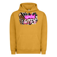 Pigment Peanut Butter Spoiled wife Mother's Day Urban Hoodie - HowdyJamesFarm