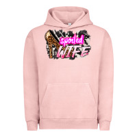 Pigment Salmon Spoiled wife Mother's Day Urban Hoodie - HowdyJamesFarm