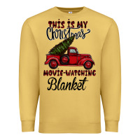 Antique Gold This is My Christmas Movie Watching Blanket Premium Sweatshirt - Bettercallsaul