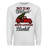Oatmeal Heather This is My Christmas Movie Watching Blanket Premium Sweatshirt - Bettercallsaul