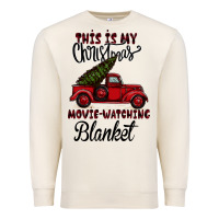 Sandshell This is My Christmas Movie Watching Blanket Premium Sweatshirt - Bettercallsaul