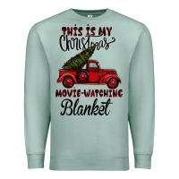 This Is My Christmas Movie Watching Blanket Premium Sweatshirt | Teevron