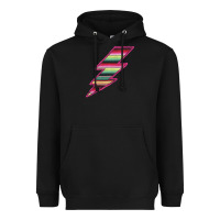 Black Pink Serape Lightning Heavyweight Hoodie - Bettercallsaul