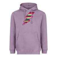 Lavender Pink Serape Lightning Heavyweight Hoodie - Bettercallsaul