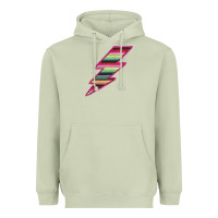 Matcha Pink Serape Lightning Heavyweight Hoodie - Bettercallsaul